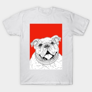 Bulldog Portrait T-Shirt